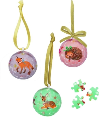 Kolli: 24 Mini puzzle ball Christmas bauble