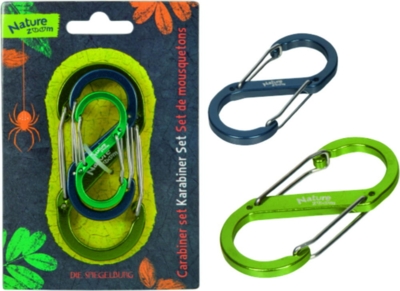 Kolli: 8 S-carabiner set