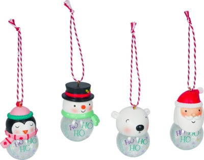 Kolli: 24 Snow globe pendants