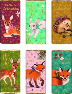 Kolli: 30 Chocolate Sweet Christmas greetings