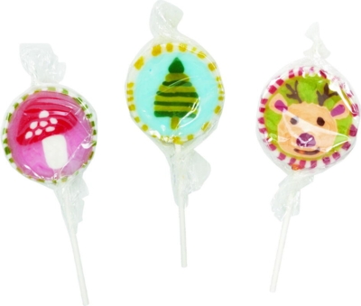 Kolli: 50 Lollies Winter animals in the Christmas forest