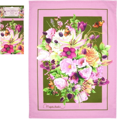 Kolli: 3 Tea towel Blossom