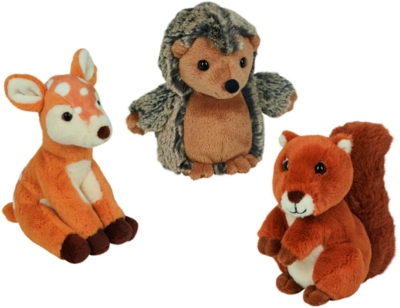 Kolli: 9 Deer, hedgehog and squirrel