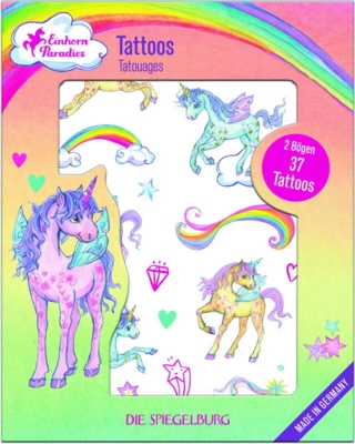 Kolli: 12 Tattoos Unicorn Paradies
