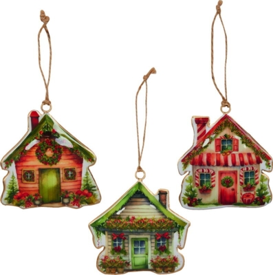 Kolli: 9 House pendant houses