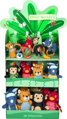 Kolli: 1 Presentation box Little Wonder monkey, rino, tiger, bird