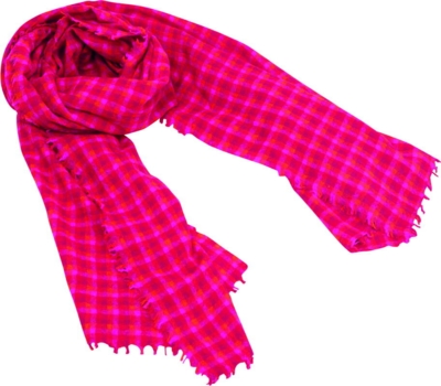 Kolli: 1 Scarf pink/orange check