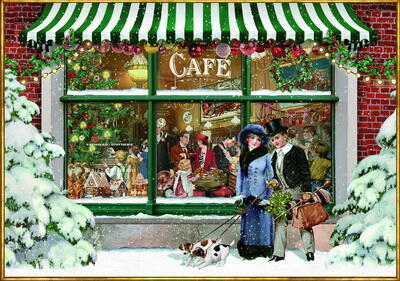 Kolli: 1 Puzzle Nostalgic Christmas Cafe (1000pcs)
