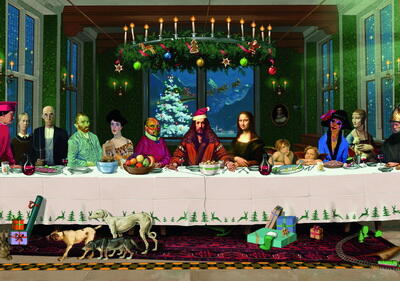 Kolli: 1 Puzzle The Christmas Dinner (1000pcs)