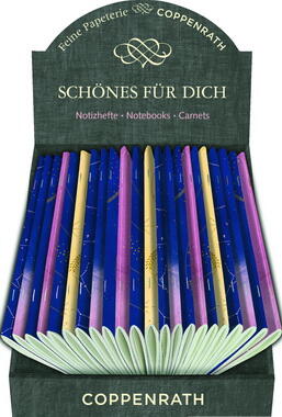 Kolli: 1 Display with notebooks DIN A5 Your wishes to the Universe (24 pcs asstd)