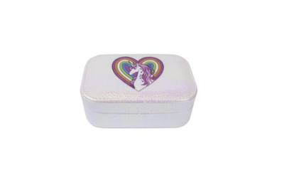 Kolli: 2 Pretty Precious Unicorn Jewelry Box in Irridescent