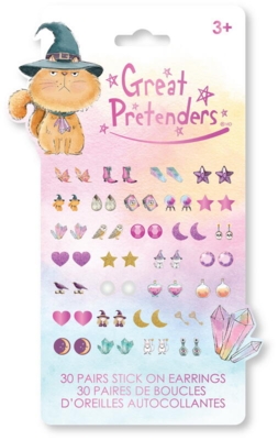 Kolli: 6 Grumpy Cat Spelltastic Stick-on Earrings (30 pairs)