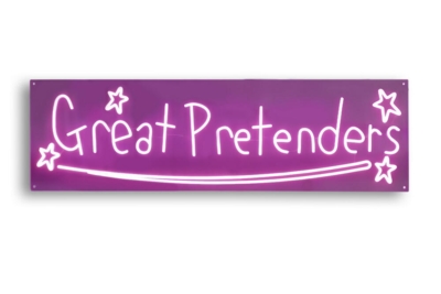Kolli: 1 Great Pretenders Pink Neon Sign