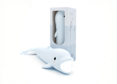 Kolli: 1 Silicone Flashlight Dolphin - Lampe De Poche En Silicone Dauphin