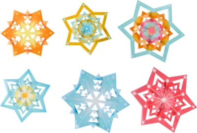 Kolli: 4 Craft Kit - Foldable Stars