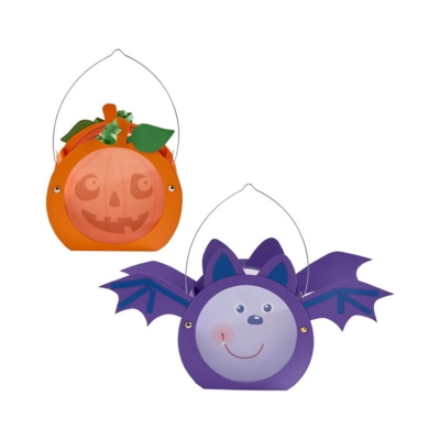 Kolli: 4 Craft Kit - Halloween Paper Fastener Lantern