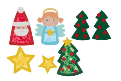 Kolli: 4 Craft Kit - First Sticking Christmas Designs