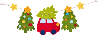 Kolli: 4 Craft Kit – First Threading, Christmas Journey Fel