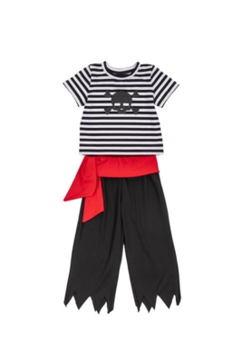 Kolli: 2 Pirate Mate Jacket with Pant & Sash, SIZE US 3-4