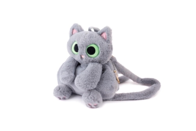 Kolli: 2 Cutie Kitty Backpack, Grey