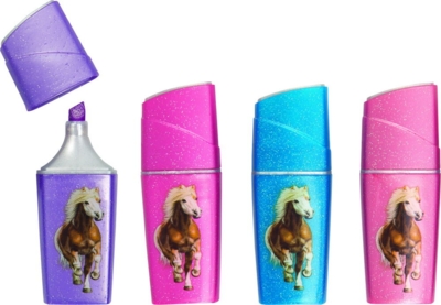 Kolli: 10 Mini glitter highlighters