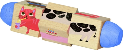 Kolli: 6 Revolving wood puzzle