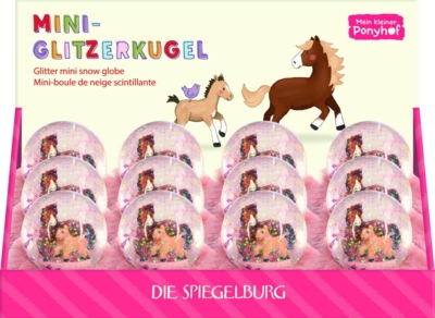 Kolli: 12 Glitter mini snow globe