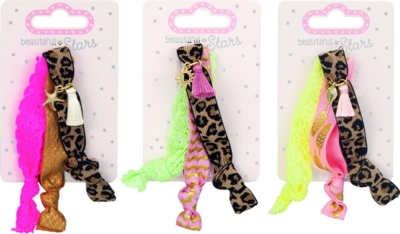 Kolli: 18 Hair ties festival leo Beautiful Stars