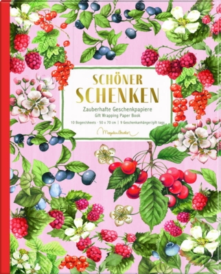 Kolli: 1 Wrapping paper book M. Bastin Cottage Garden