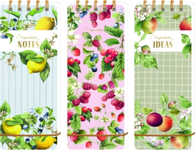 Kolli: 15 Notepads with ring binder M. Bastin Cottage Garden