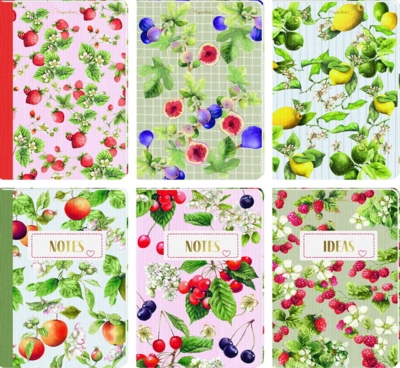 Kolli: 12 Notebook DIN A5 M. Bastin Cottage Garden