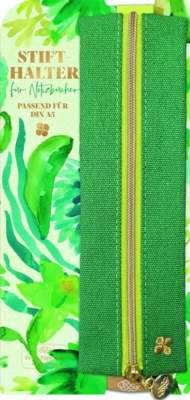 Kolli: 3 Pen storage for note books All about green