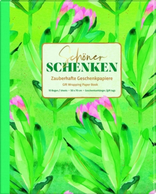 Kolli: 1 Wrapping paper book All about green