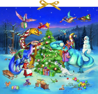 Kolli: 1 Dinosours in Christmas Fever Advent calendar