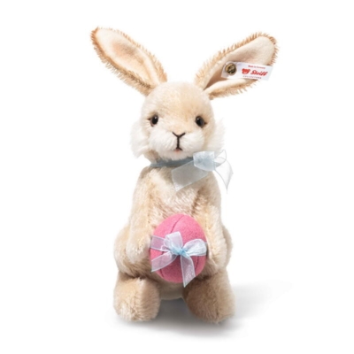 Kolli: 1 Hoppy spring rabbit, beige - 19 cm