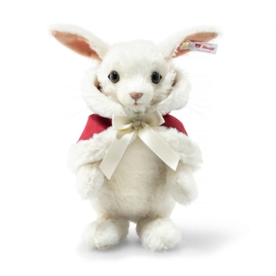 Kolli: 1 Christmas rabbit, white - 22 cm