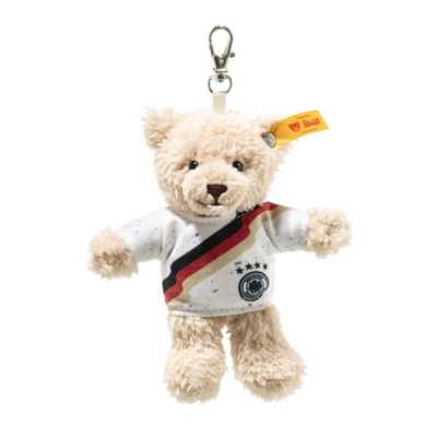 Kolli: 3 Pendant Ben Teddy bear DFB edition, beige - 12 cm