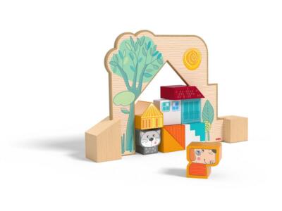 Kolli: 1 Stacking & Arranging Game Cottage Puzzle Blocks