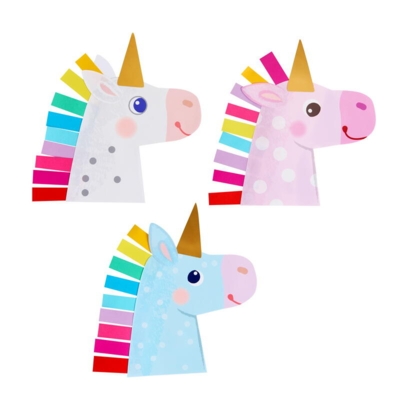 Kolli: 4 Craft Set – First Cutting Fun: Rainbow Unicorns