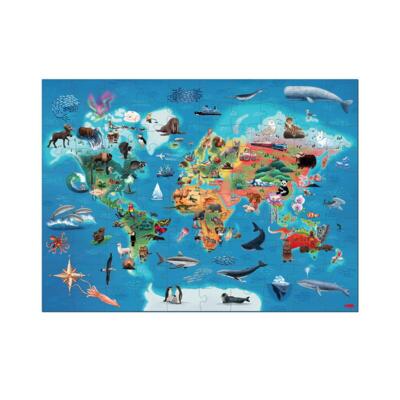 Kolli: 4 World Map Puzzle