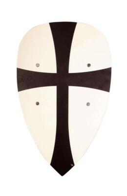 Kolli: 1 Templar Kite shield, black/white