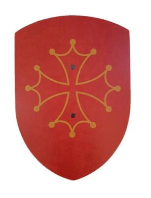 Kolli: 1 Shield Occitan cross red/yellow