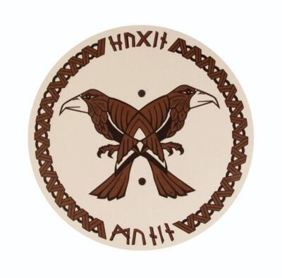 Kolli: 1 Viking shield Hugin & Munin