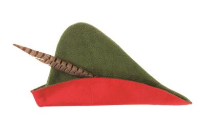 Kolli: 1 Robin Hood hat, fleece, one size