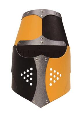 Kolli: 5 Norman helmet black/yellow/silver