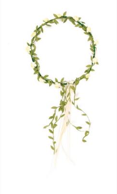 Kolli: 5 Hair wreath Florentine cream