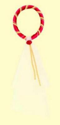 Kolli: 3 Medieval veil Isabella red