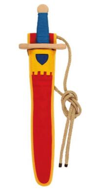 Kolli: 1 Lansquenet sword set red/yellow