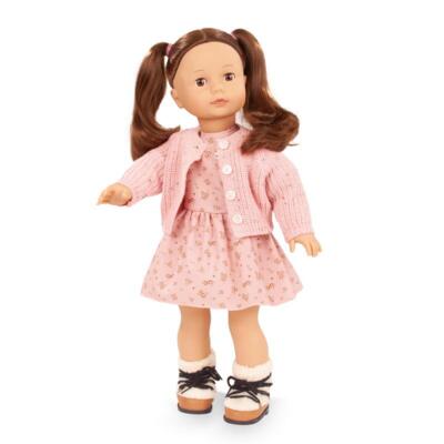 Kolli: 1 Elisabeth, Millefleur, brown hair - 46 cm