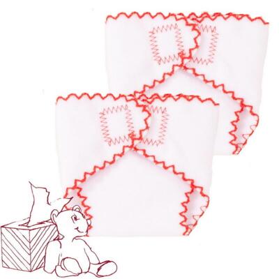 Kolli: 3 Fabric diapers - 42 cm